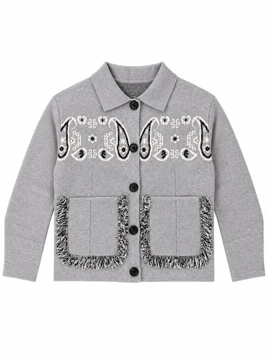 The Grey Western Wim Cardi