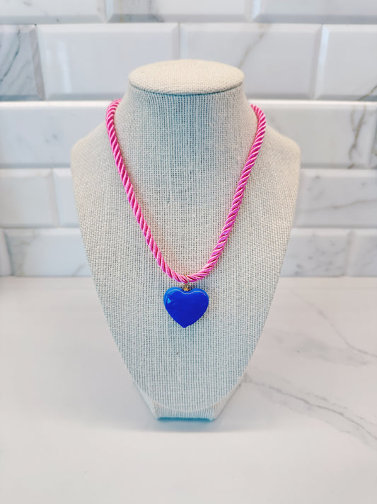 Candy Hearts Rope Necklace