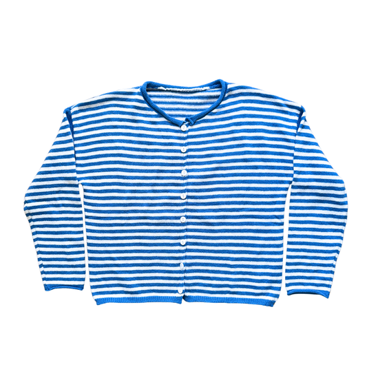 Classic Blue Stripe Knit