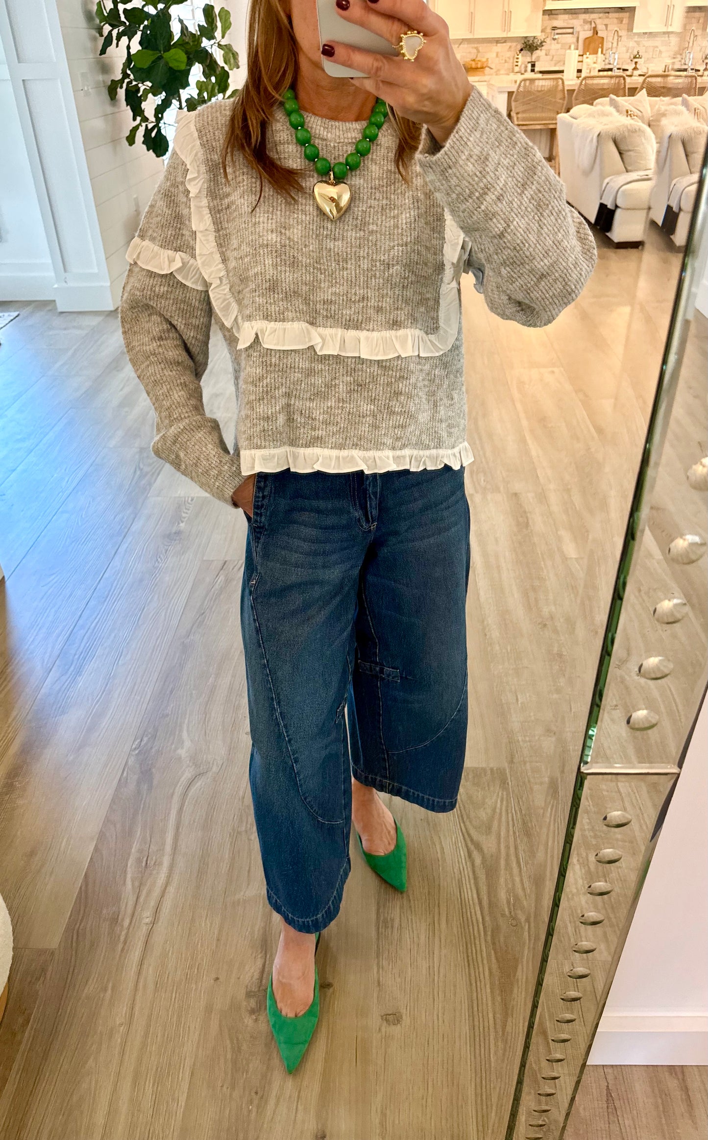 The Ruffled Up Sweater