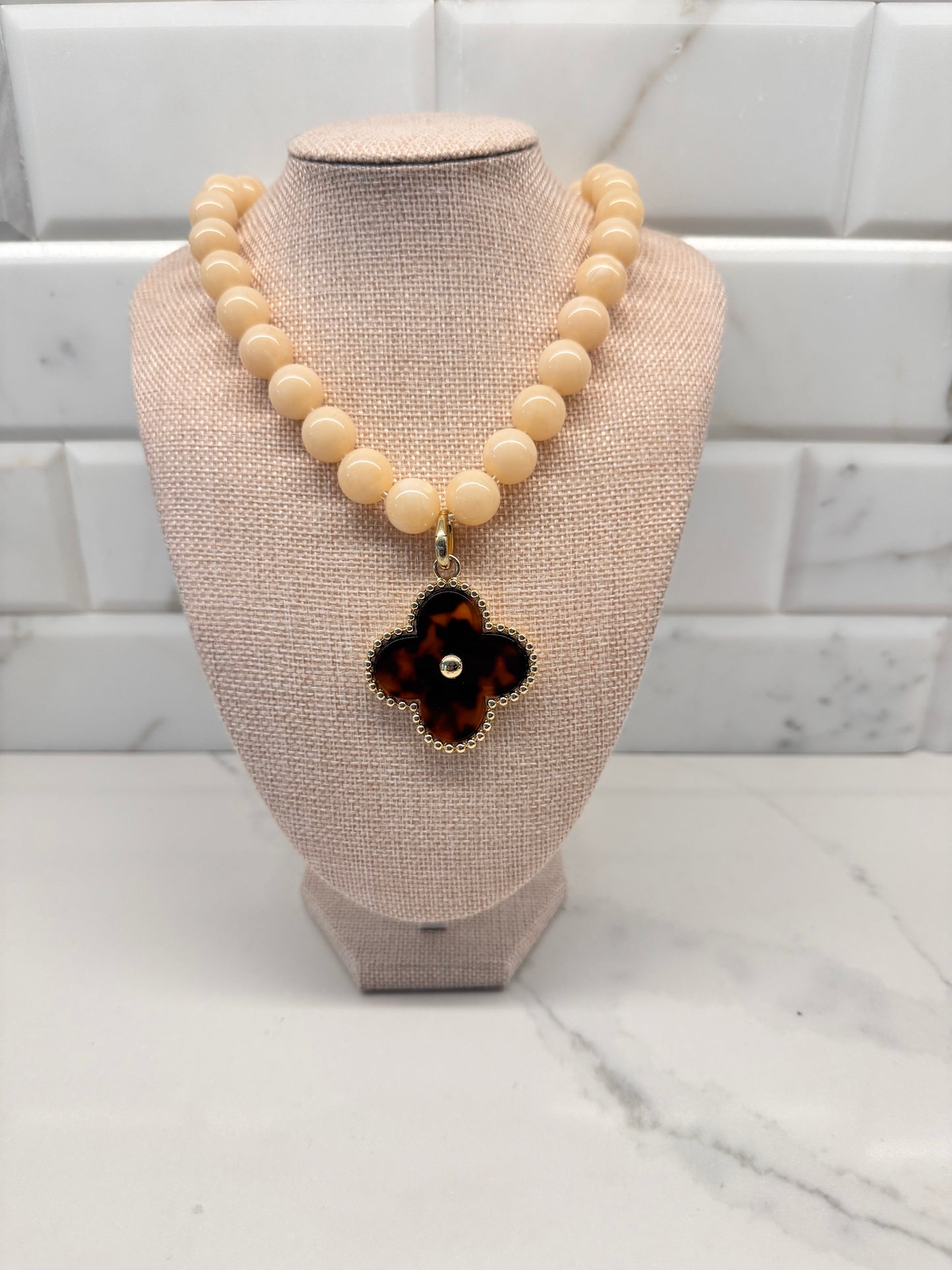 The Tortoise Clover Necklace