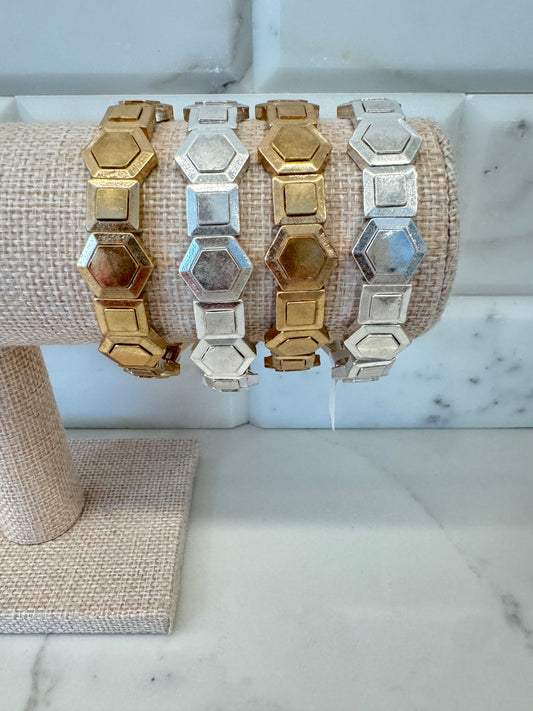 The Heavy Hammer Geo Stretch Bracelet