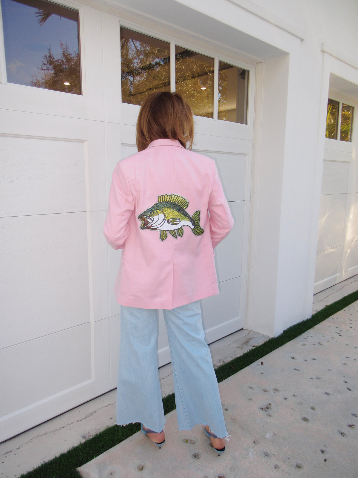 The Hooked On You Pink Fish Blazer