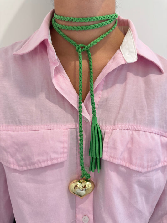 The Suede Wrap Necklace