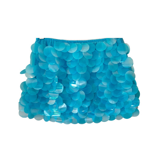 The Sequin Spritz Blue Top