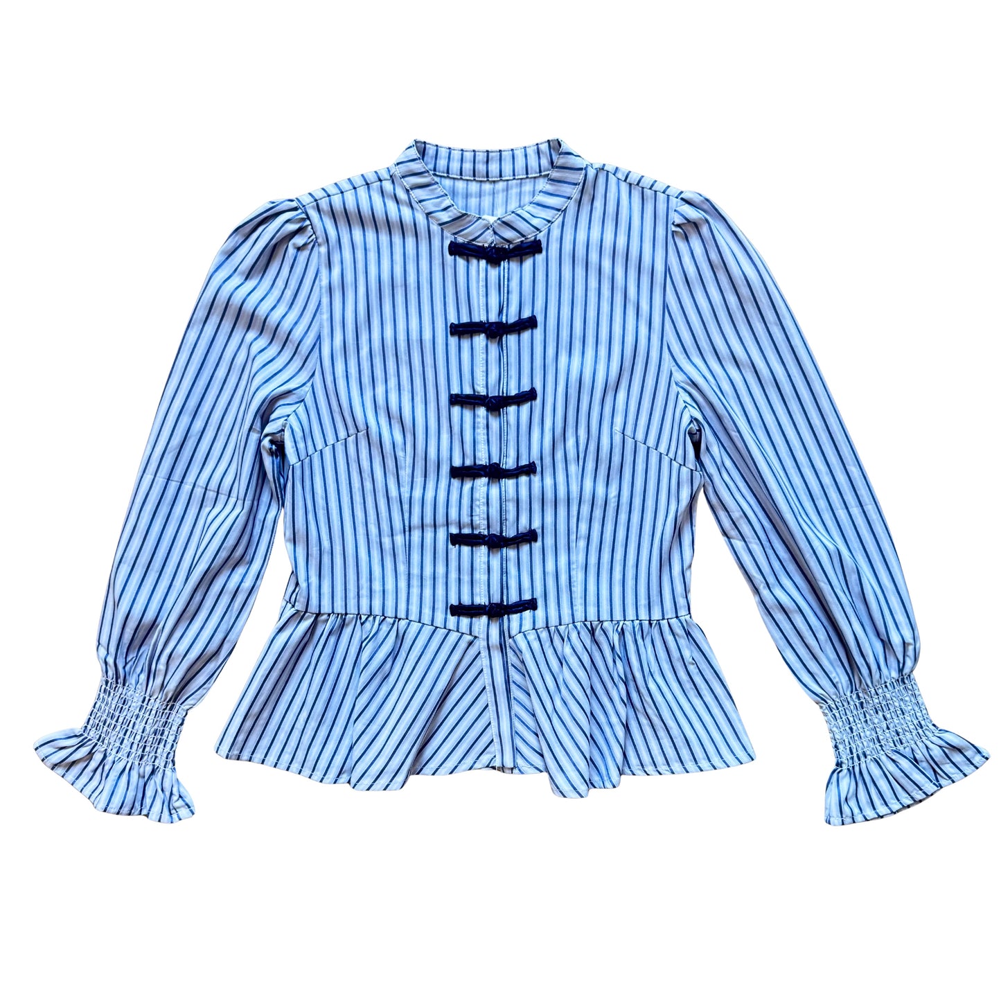 The Verona Pinstripe Blouse