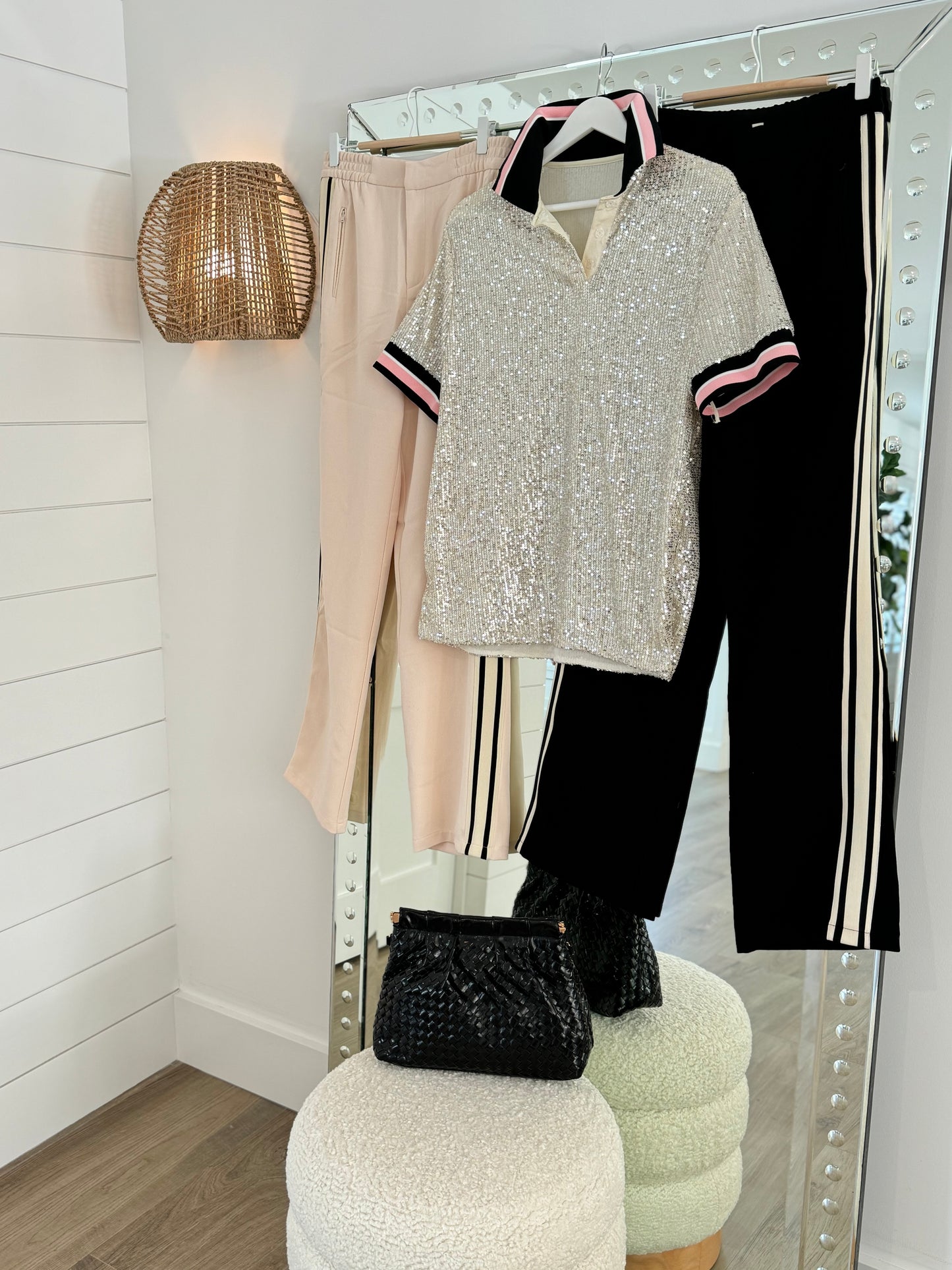 The Sequin Polo - SIlver