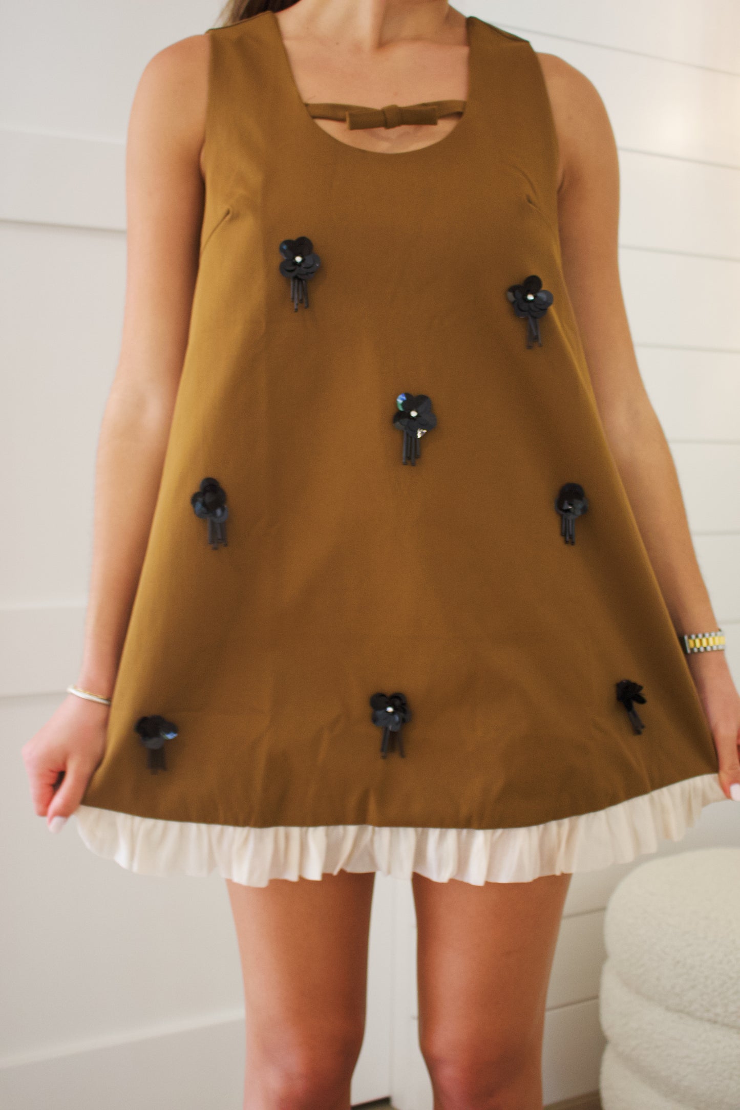 The Mocha Bloom Dress