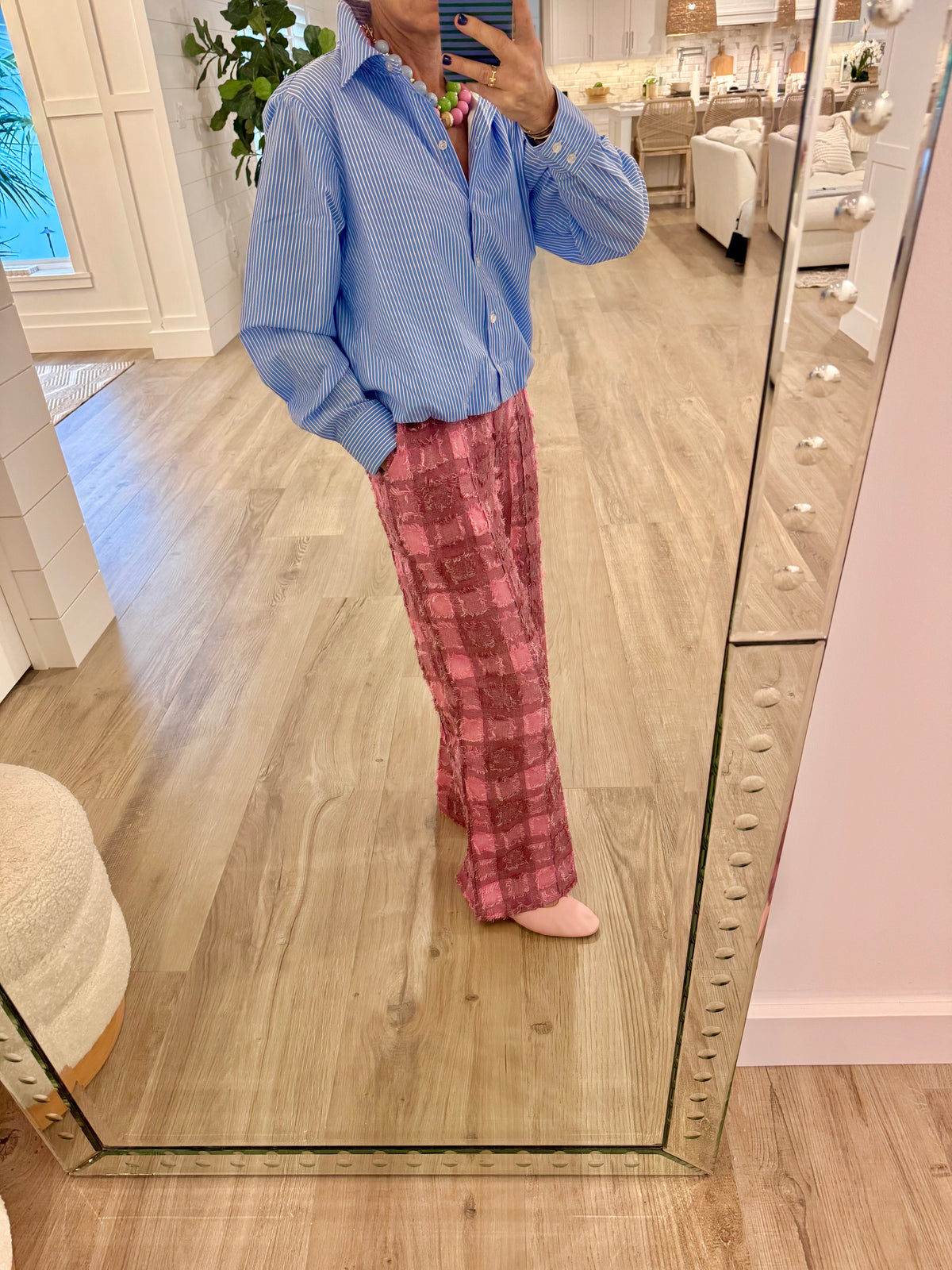 The Berry Check Trouser