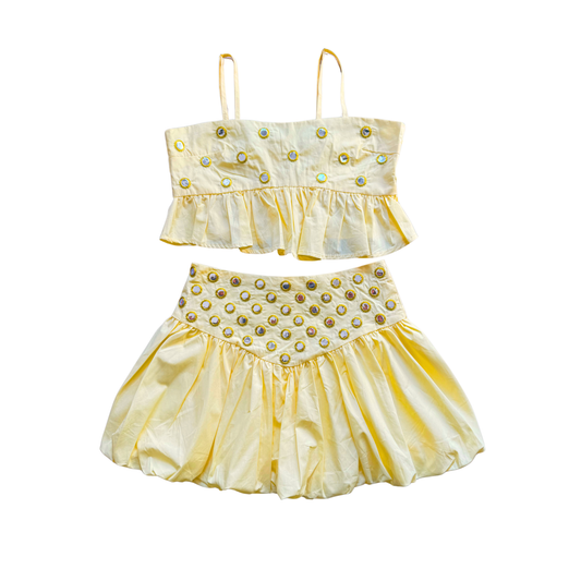 Golden Ruffle Set