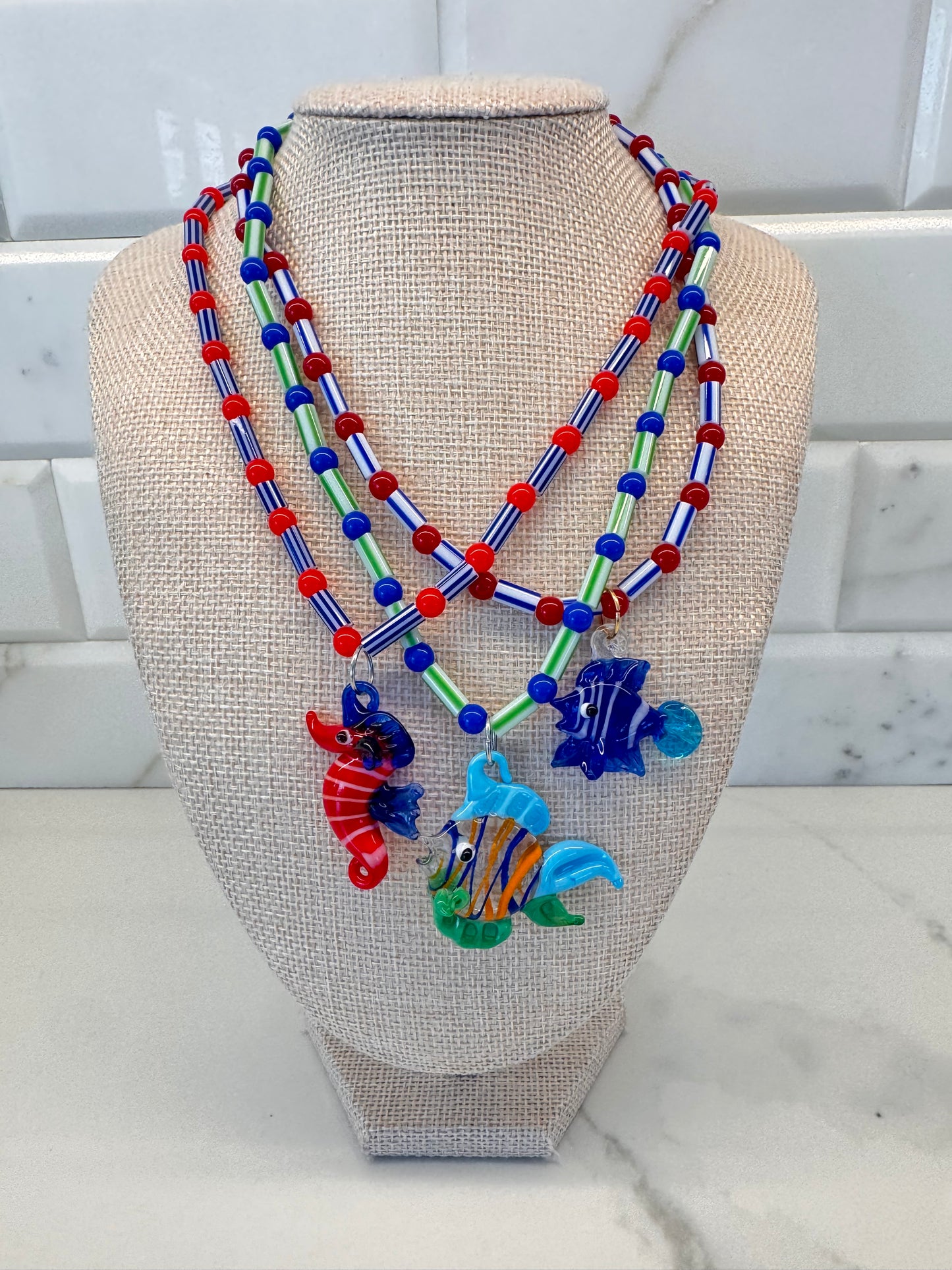 The Glass Clown Fish Necklace