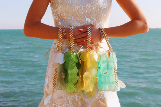 The Sequin Sea Purse