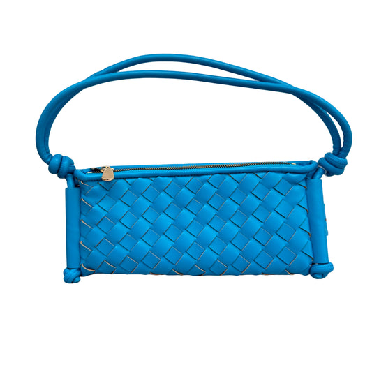 Aqua Woven Tote