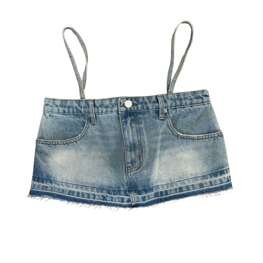 The Skirted Denim Top