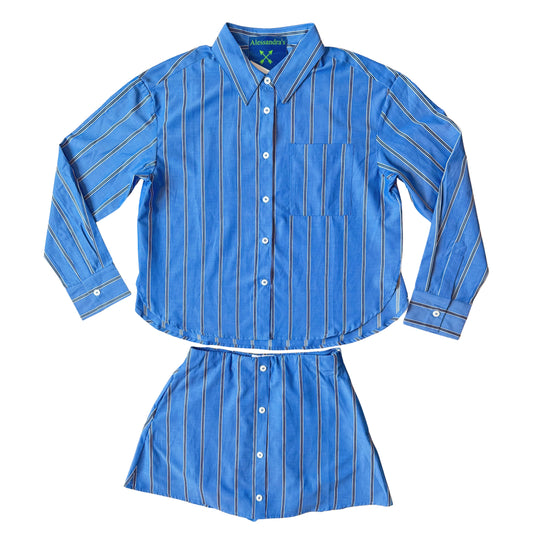 The Sporty Button-down Set