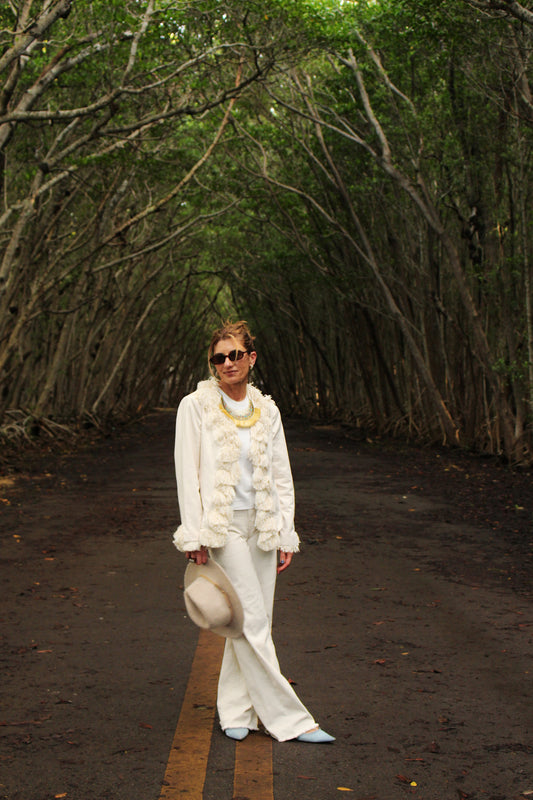 The Runway Edit Fringe Jacket