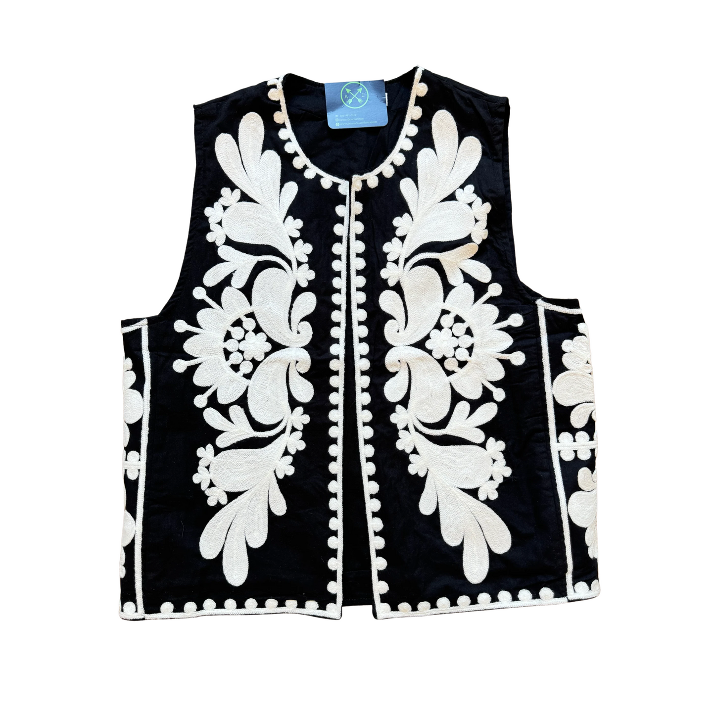 The Milano Embroidered Vest