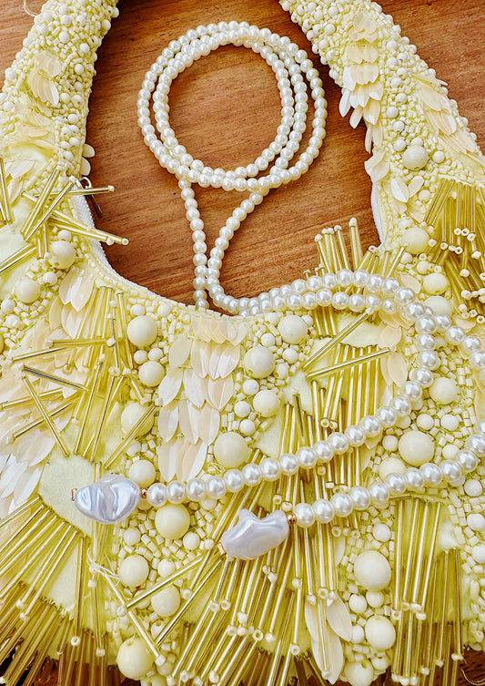 The Anabella Wrap Pearl Necklace