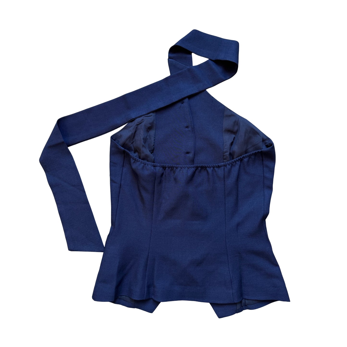 Navy Safari Vest Top