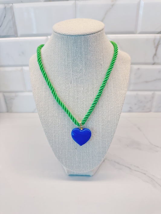Candy Hearts Rope Necklace