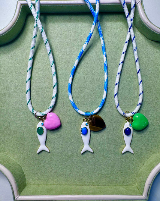 The Marine Love Fish Necklace