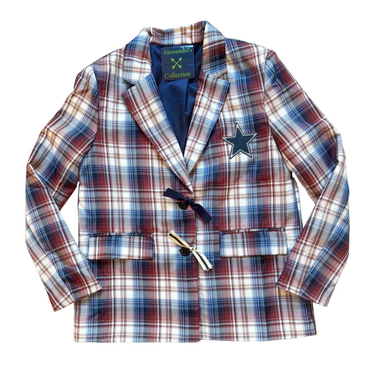 The Stellar Plaid Blazer