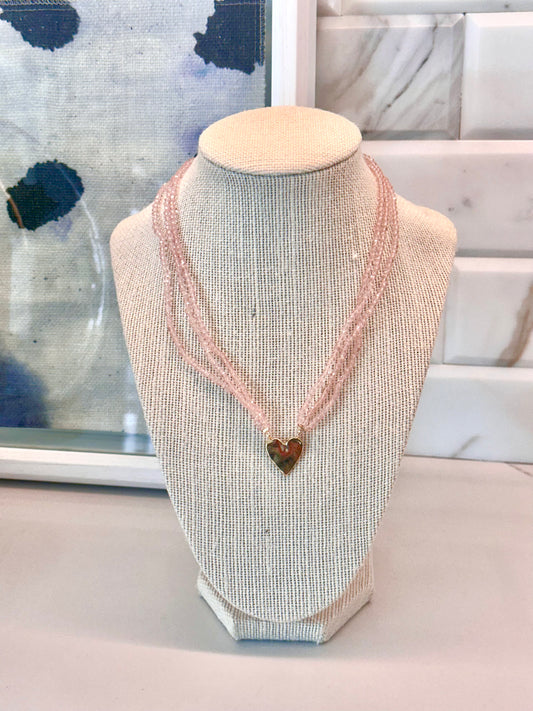 Crystal Heart Necklace