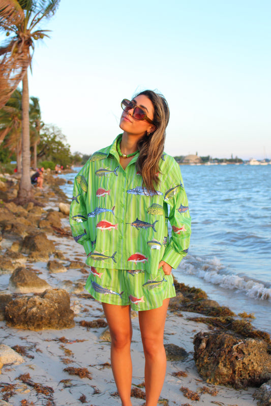 Queen of Sparkles Fish Top