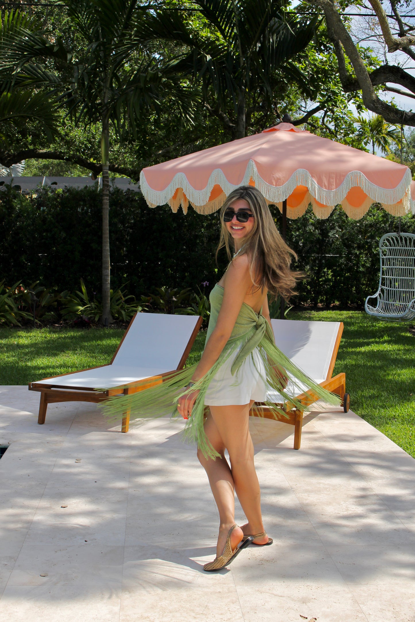 The Palm Fringe Top