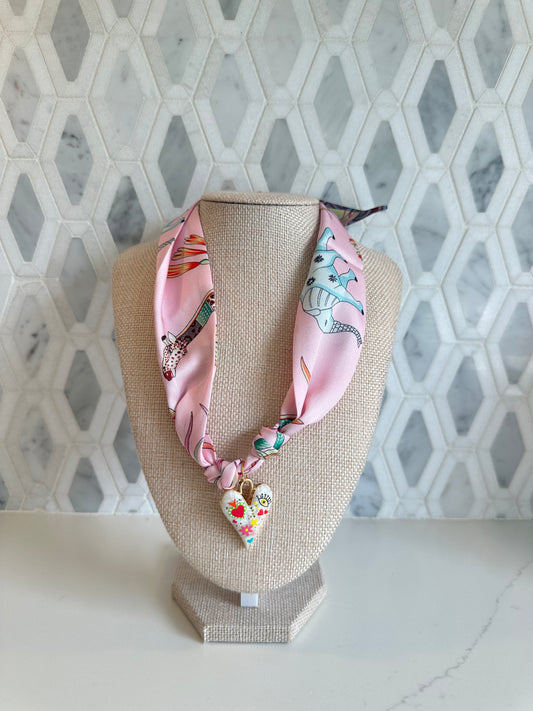 The Party Animal Scarf Necklace