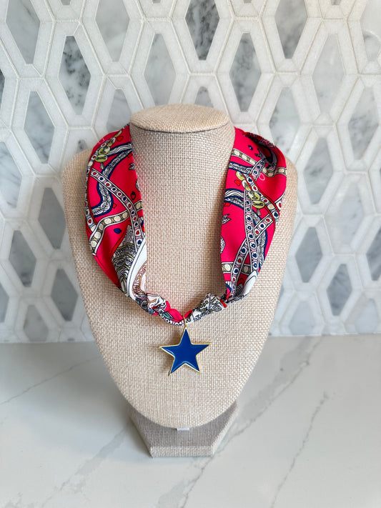 The Queen of Knots Scarf Necklace