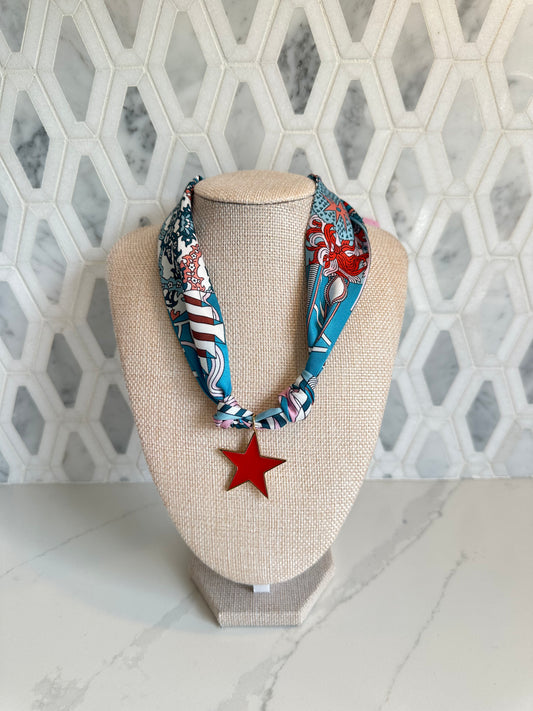 The Royalty Scarf Necklace