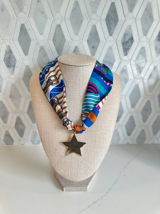 The Buckle Belt Scarf Necklace