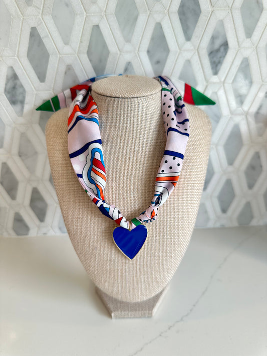 The Polka Knot Scarf Necklace