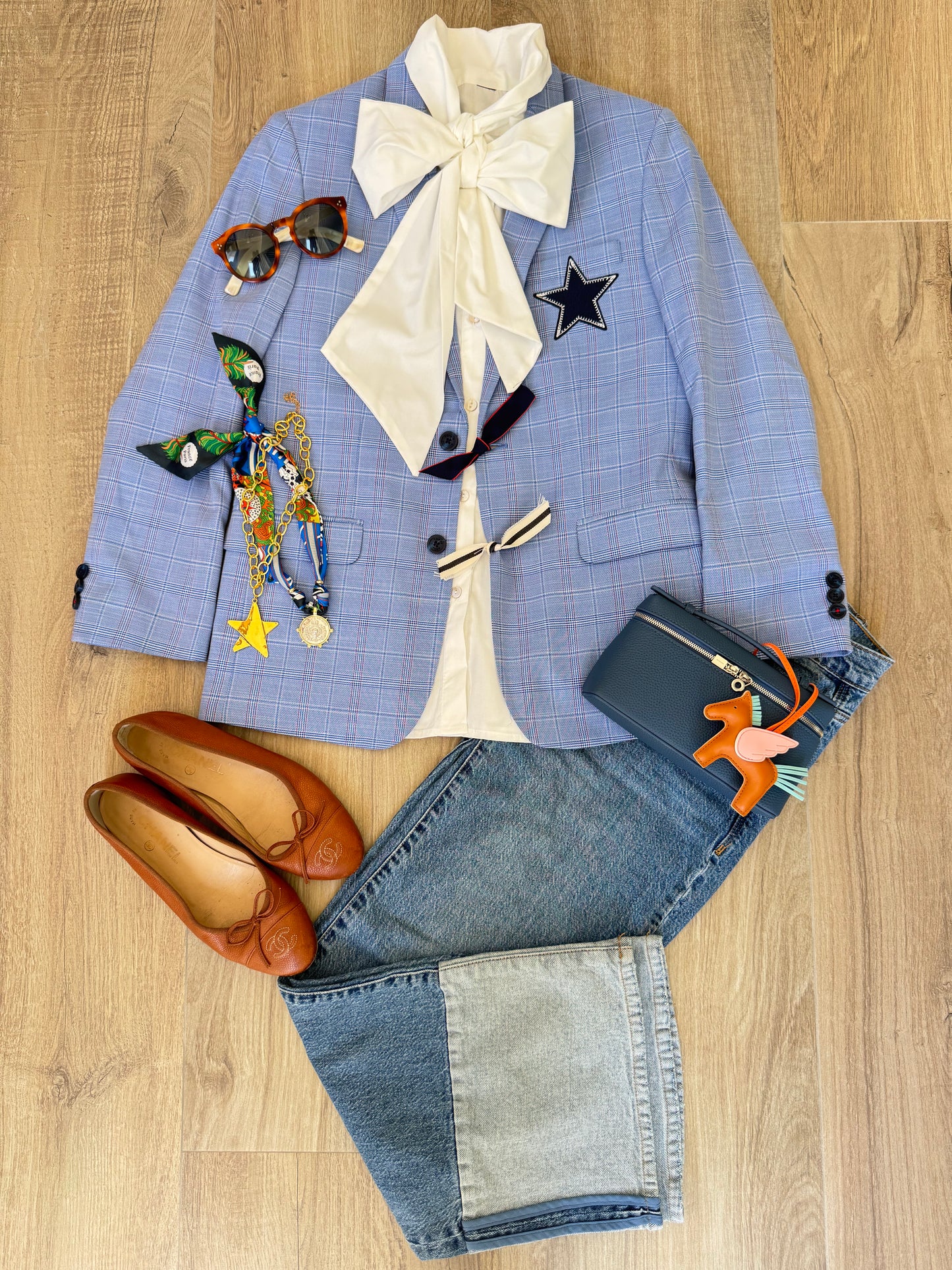 The Plaid to the Bone Blazer
