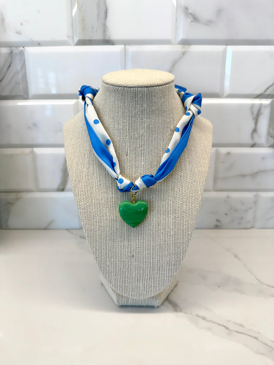 The Polka Scarf Necklace