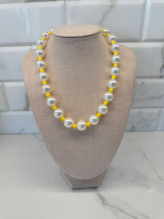 The Pearl Drop Beaded Necklace