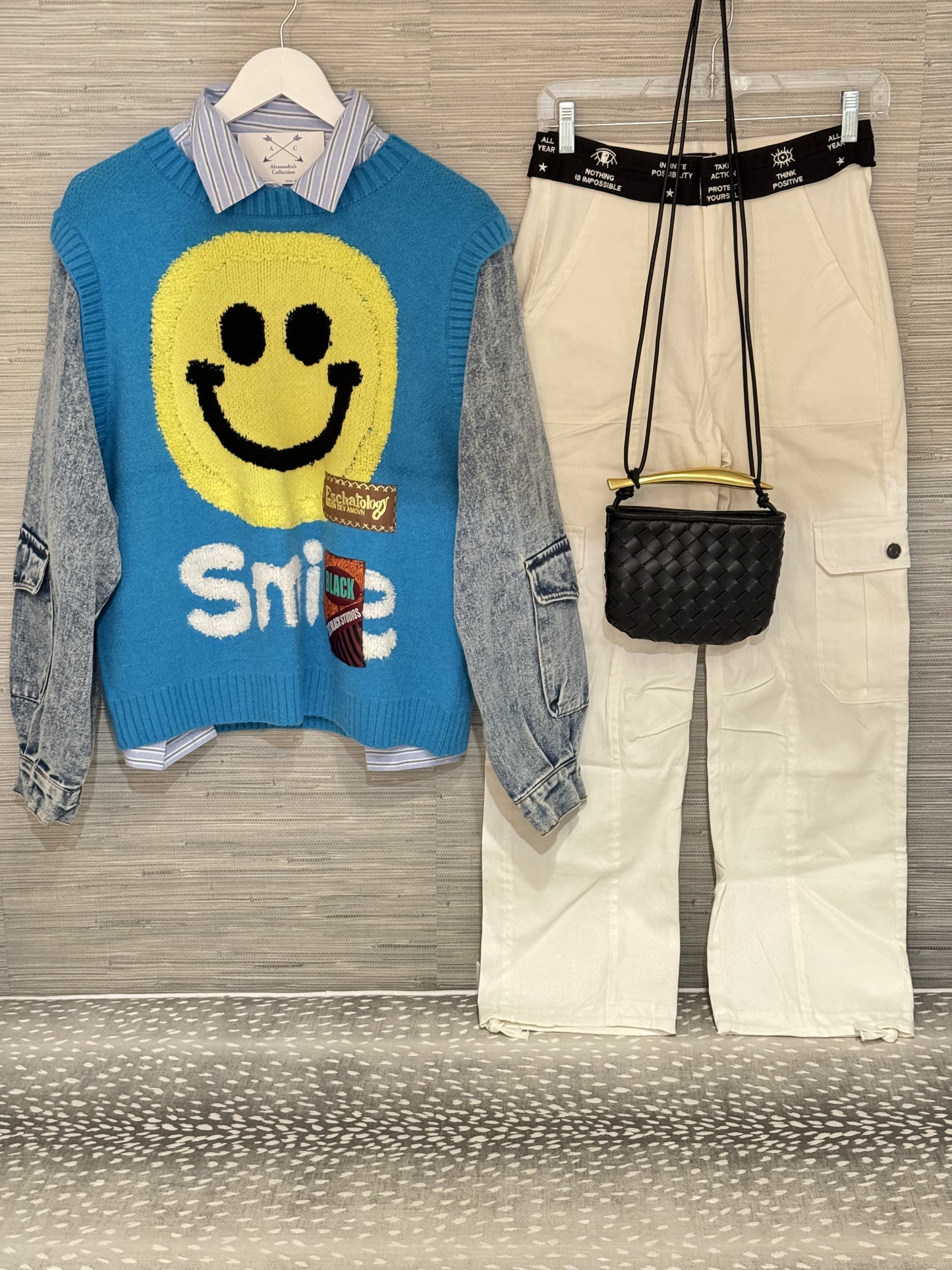 Smile Cargo Sweater