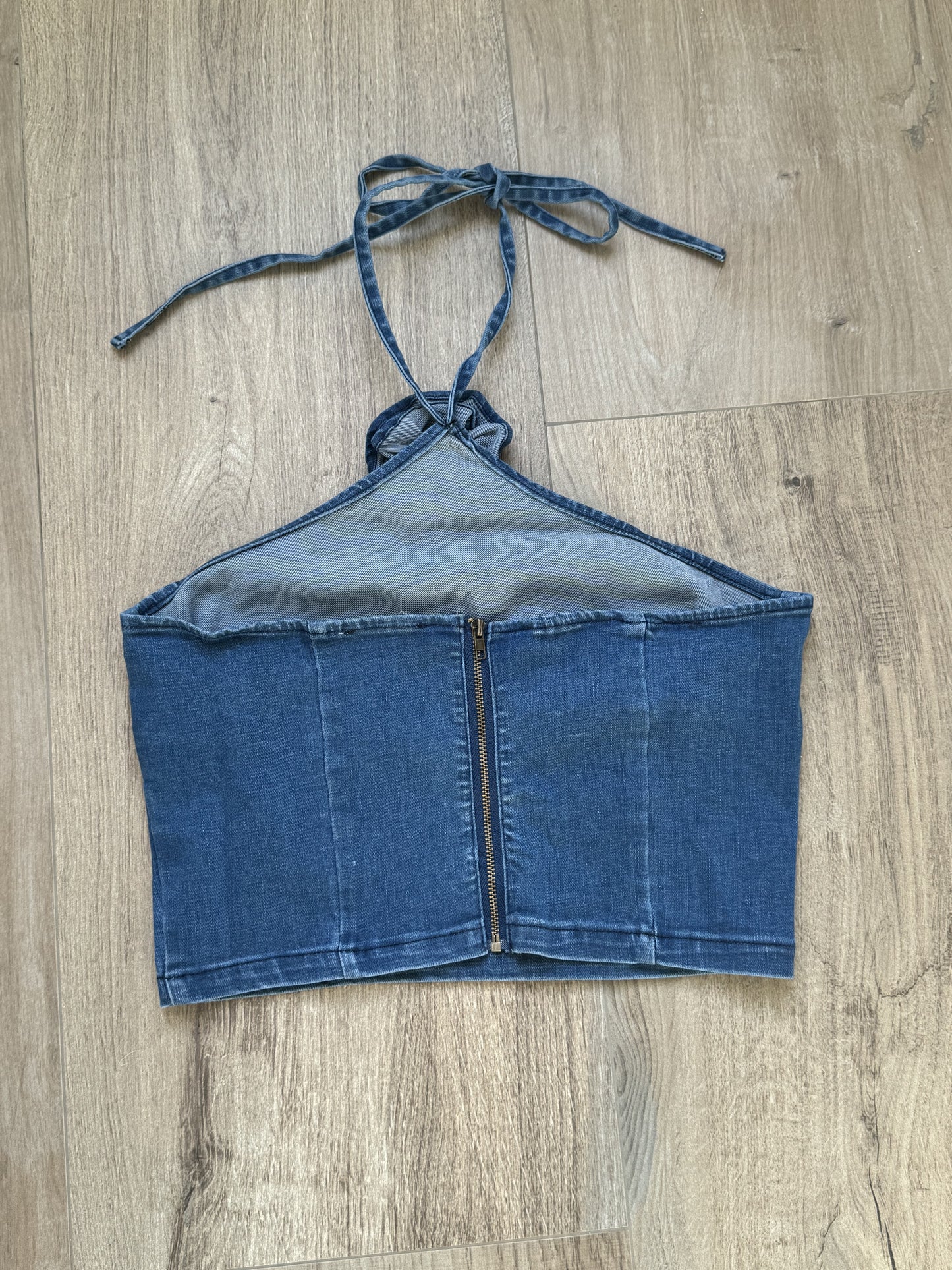 The Rosie Denim Halter