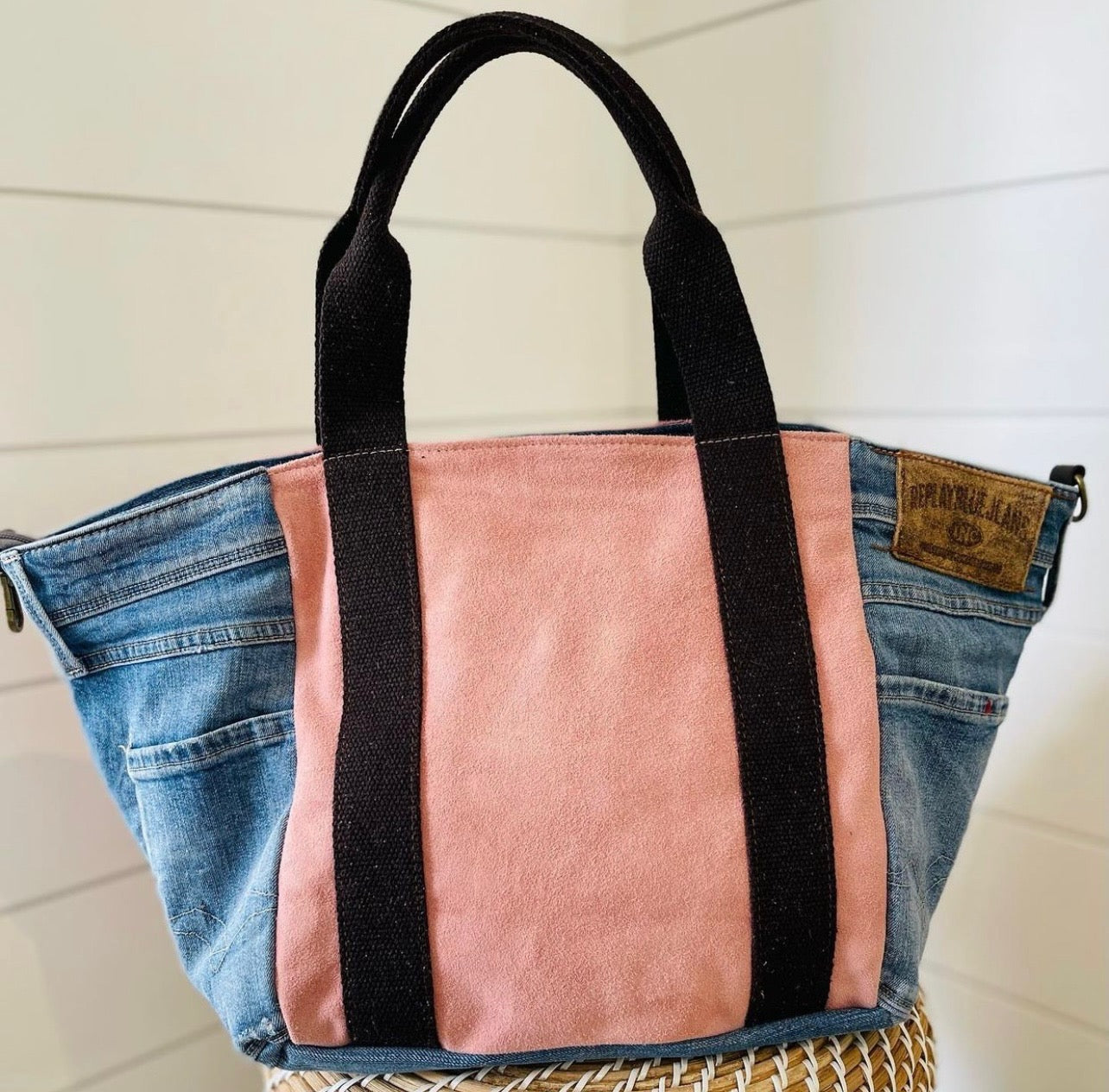 The Denim Fringe Purse