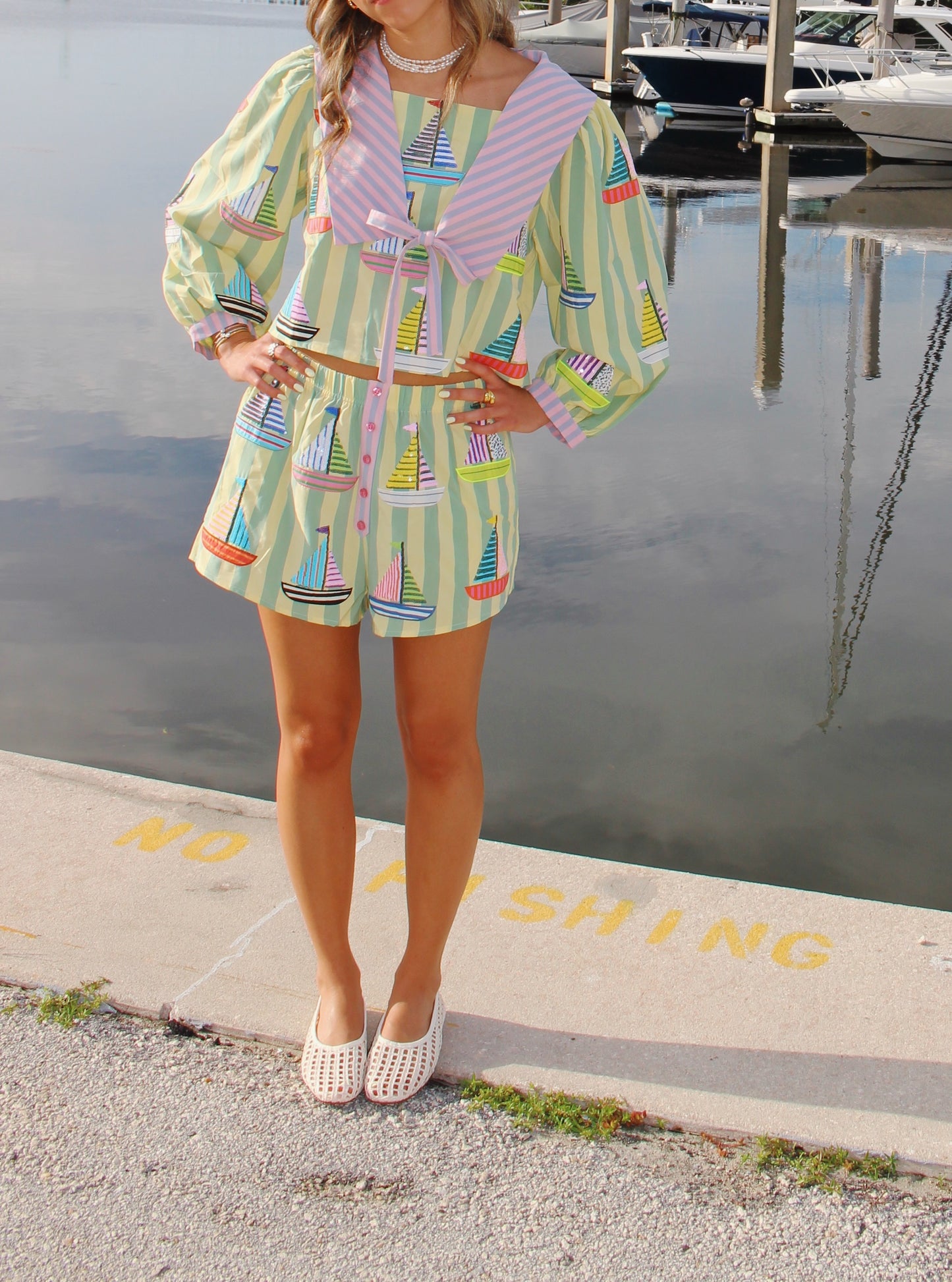 Queen of Sparkles Sailboat Shorts