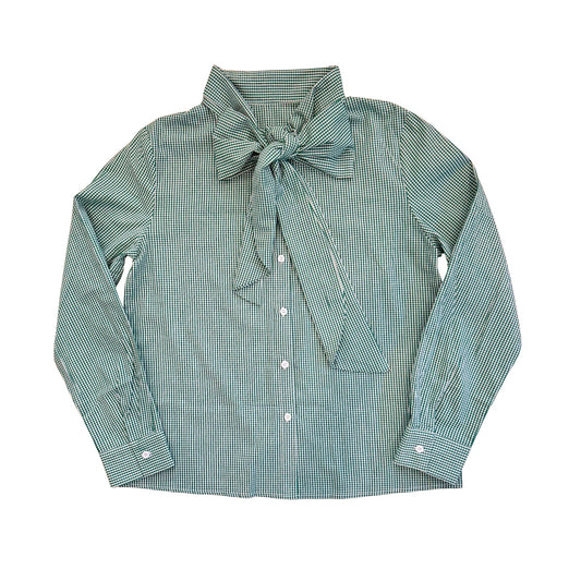 The Alessandra Green Blouse