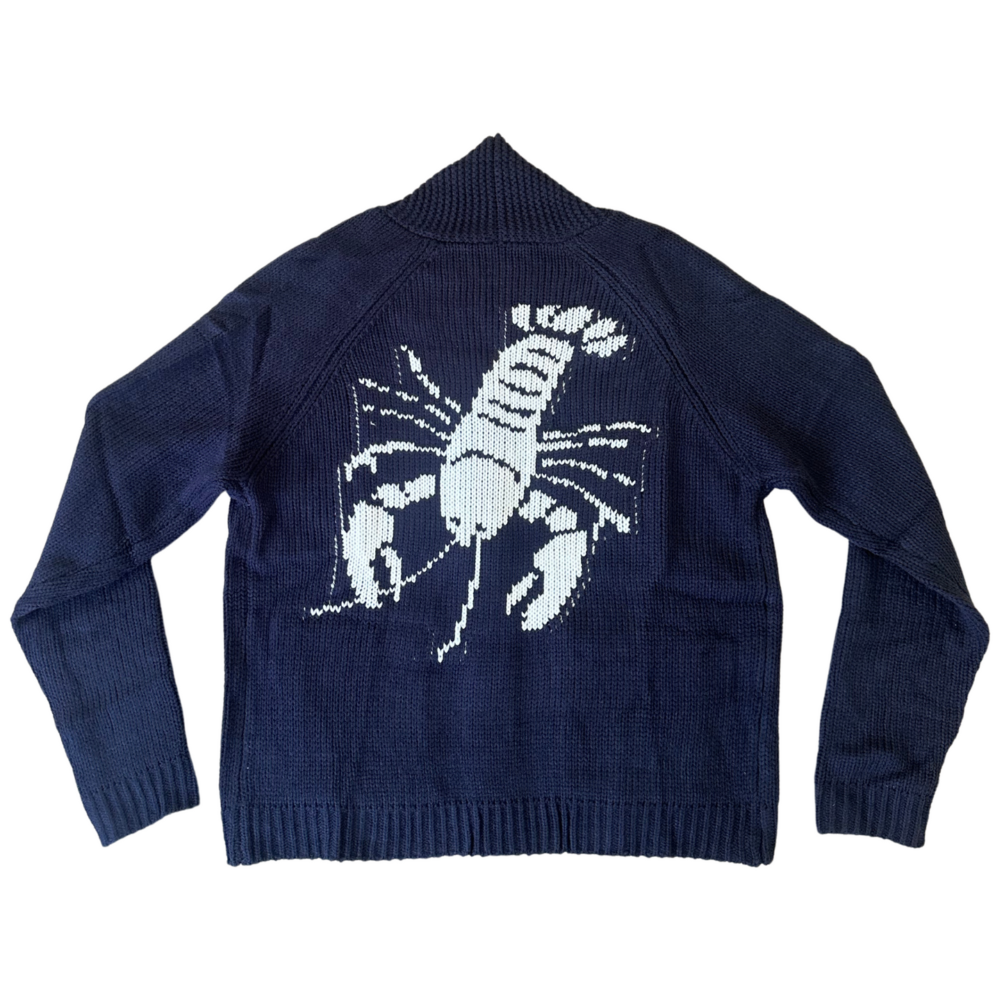 The Navy Lobster Cardigan