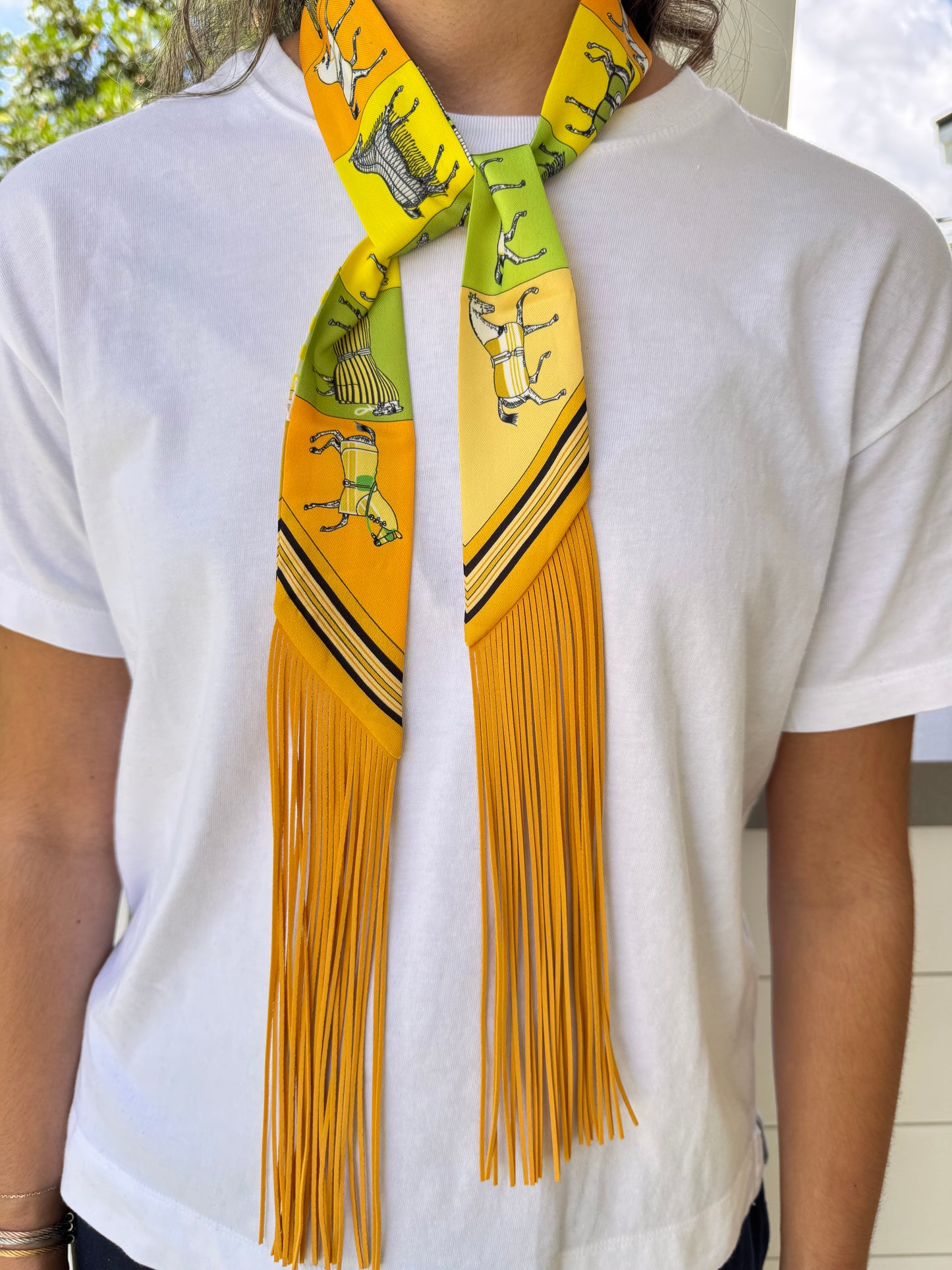 The Fabulous Fringe Twilly Scarf