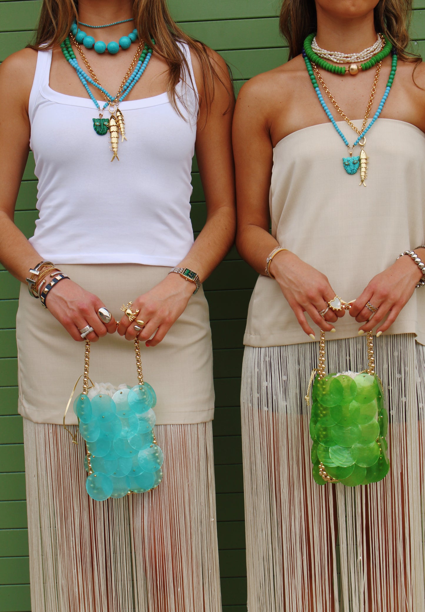 The large Gold Statement Fish Charm