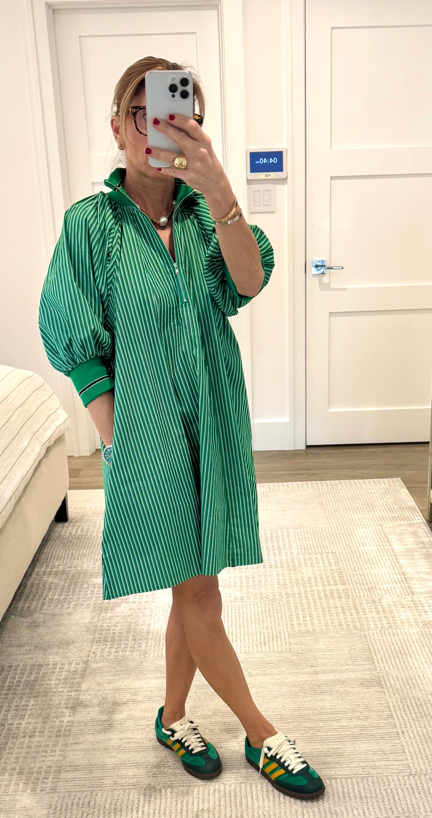 The Sutton Harbor Green Dress