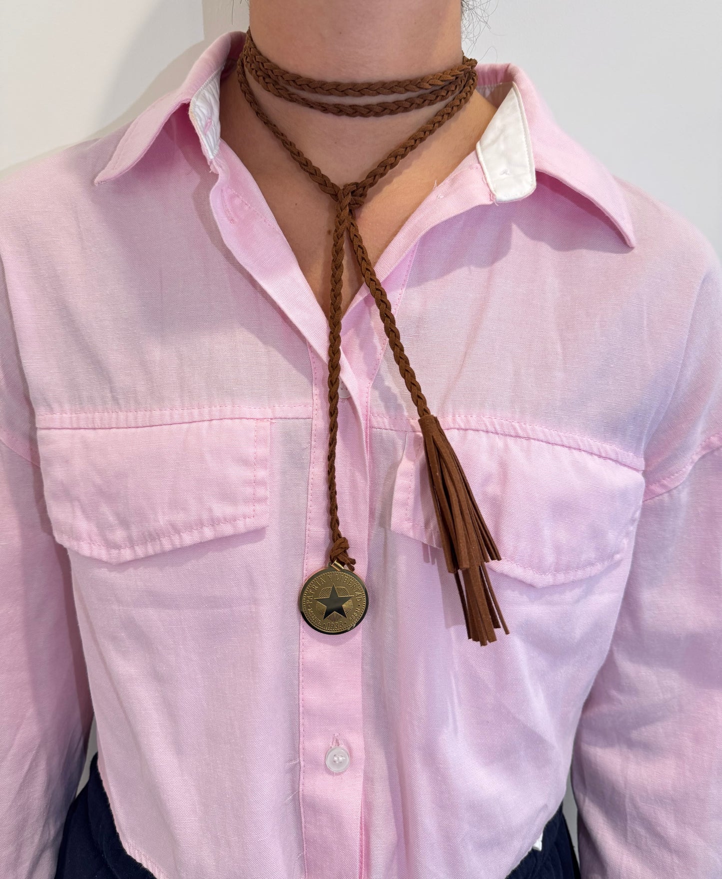 The Suede Wrap Necklace