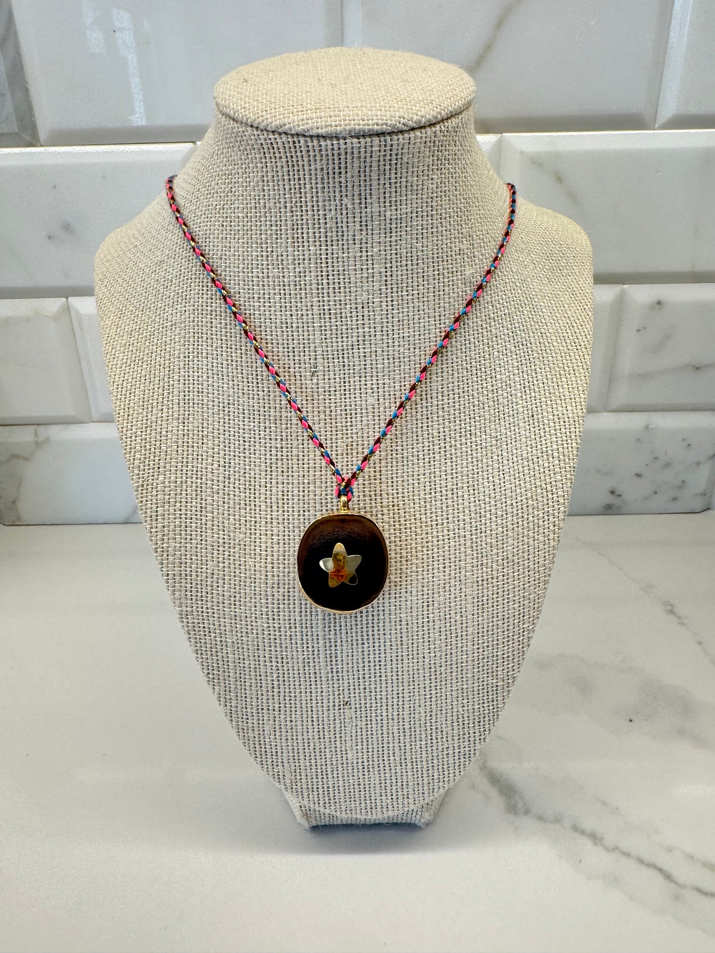 Petite Rope Adjustable Bean Necklace