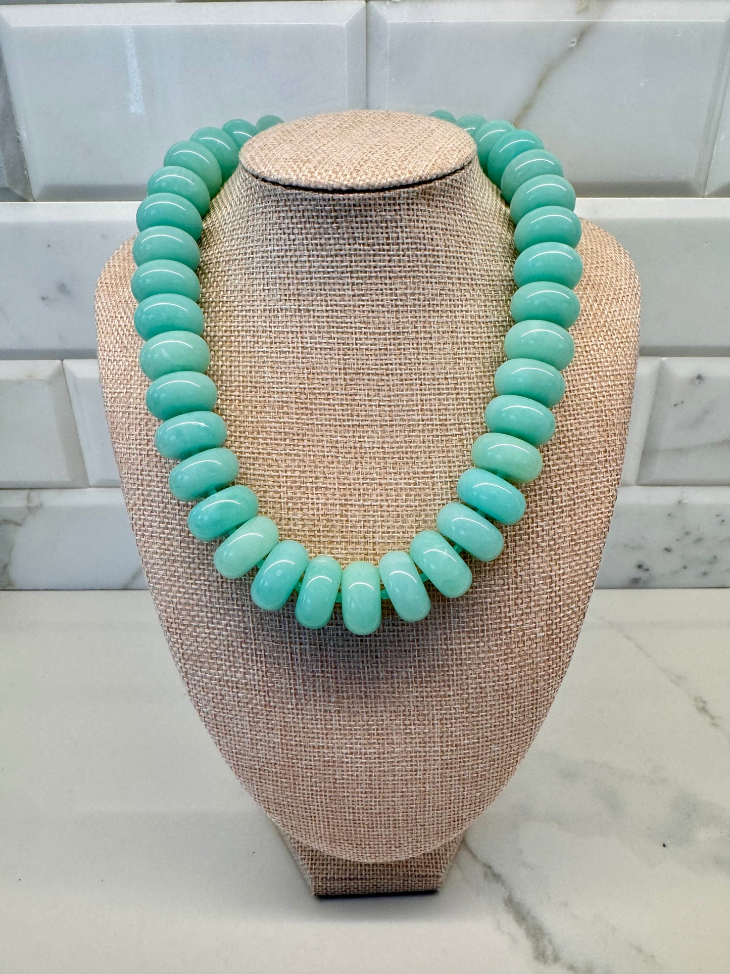 Sea glass Bead Necklace