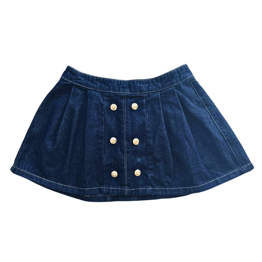 The Marina Military Pleated Skirt